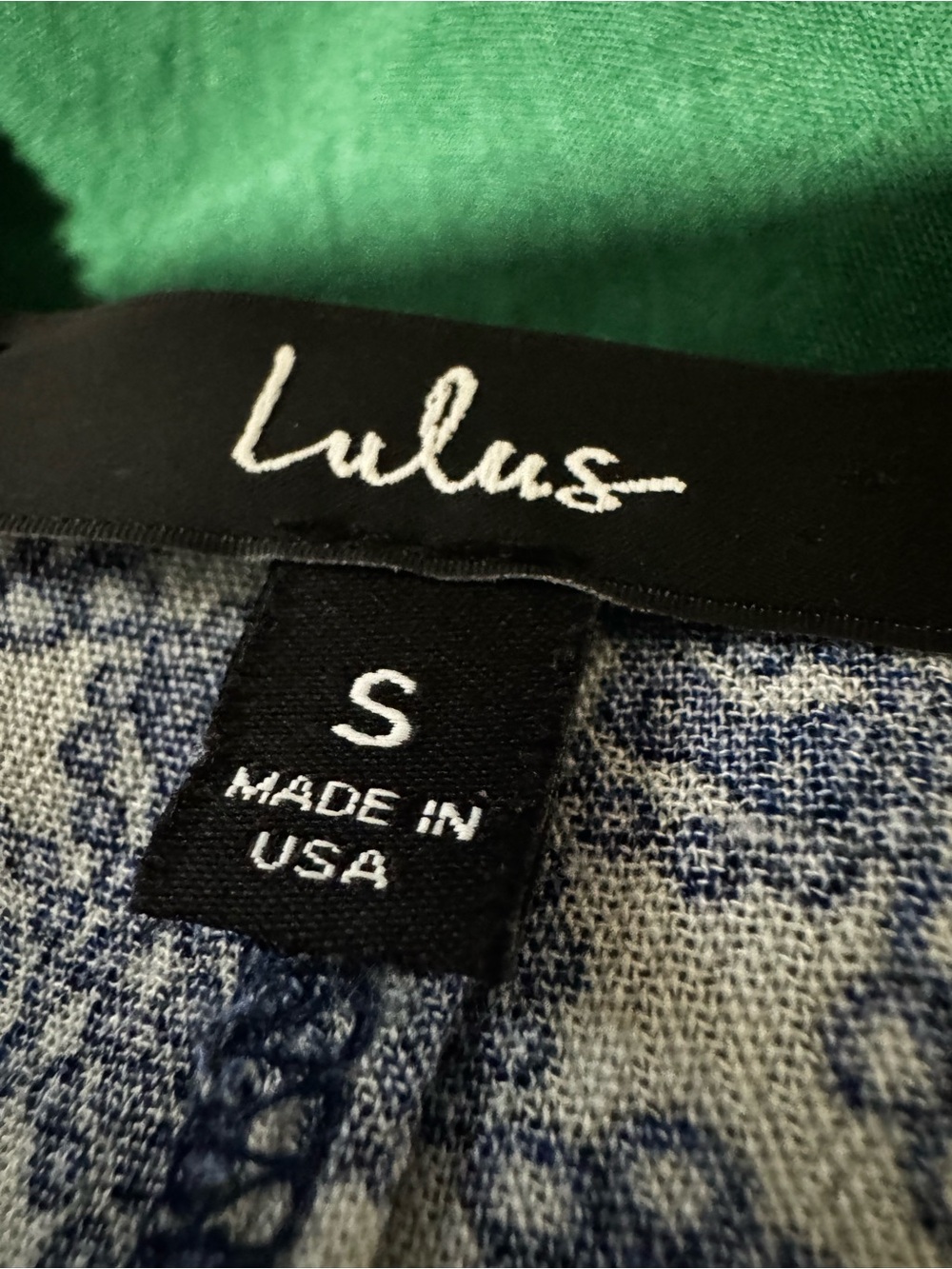 LULU’S Navy Floral V-Neck Long Sleeve Maxi Dress - Picture 4 of 4